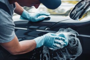 mobile exterior detailing washing car